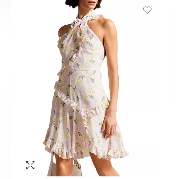 Authentic Ted Baker ruffled midi dress💕 - Picture 1 of 2
